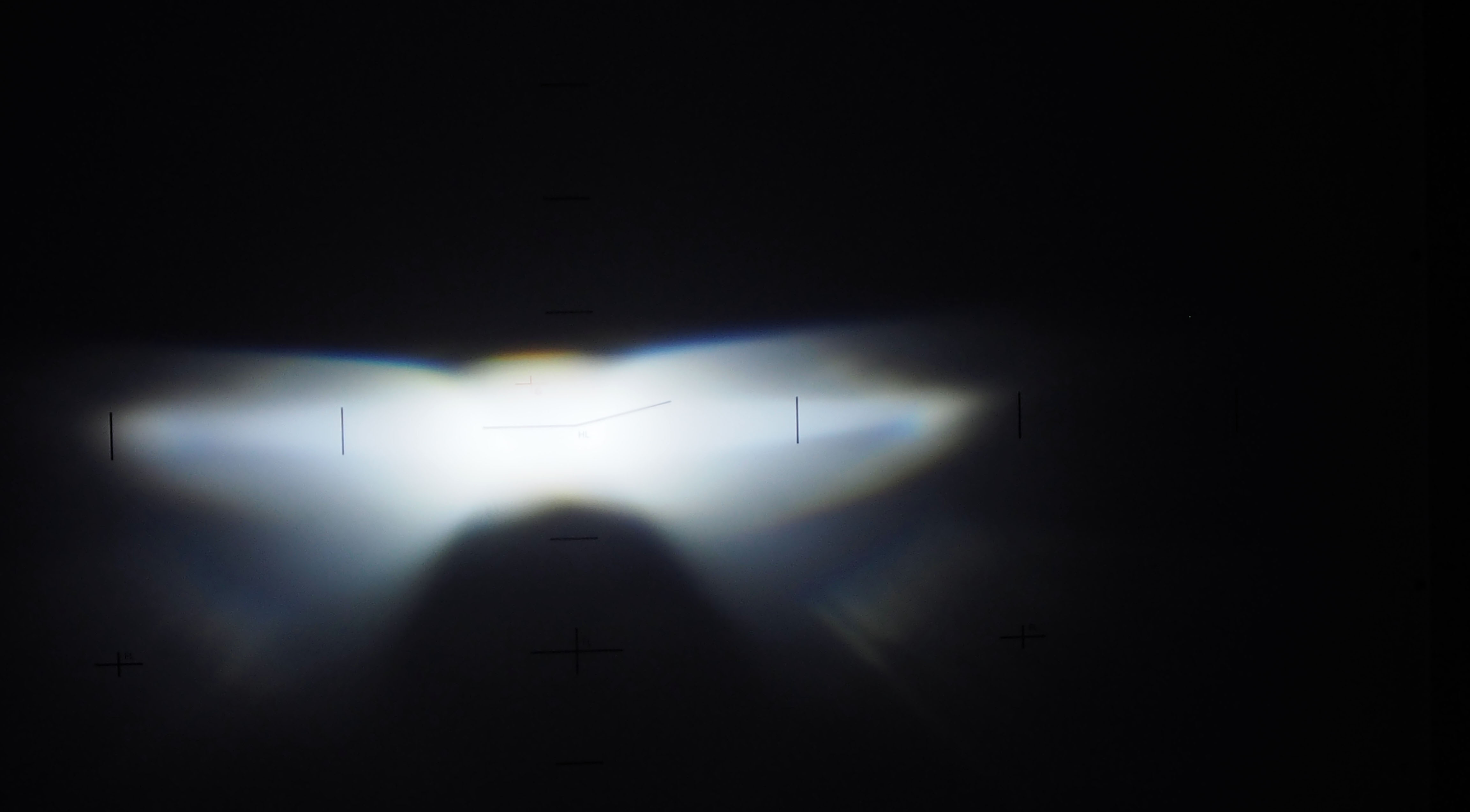 Nineo Gen II high beam in the BulbFacts projector reference housing