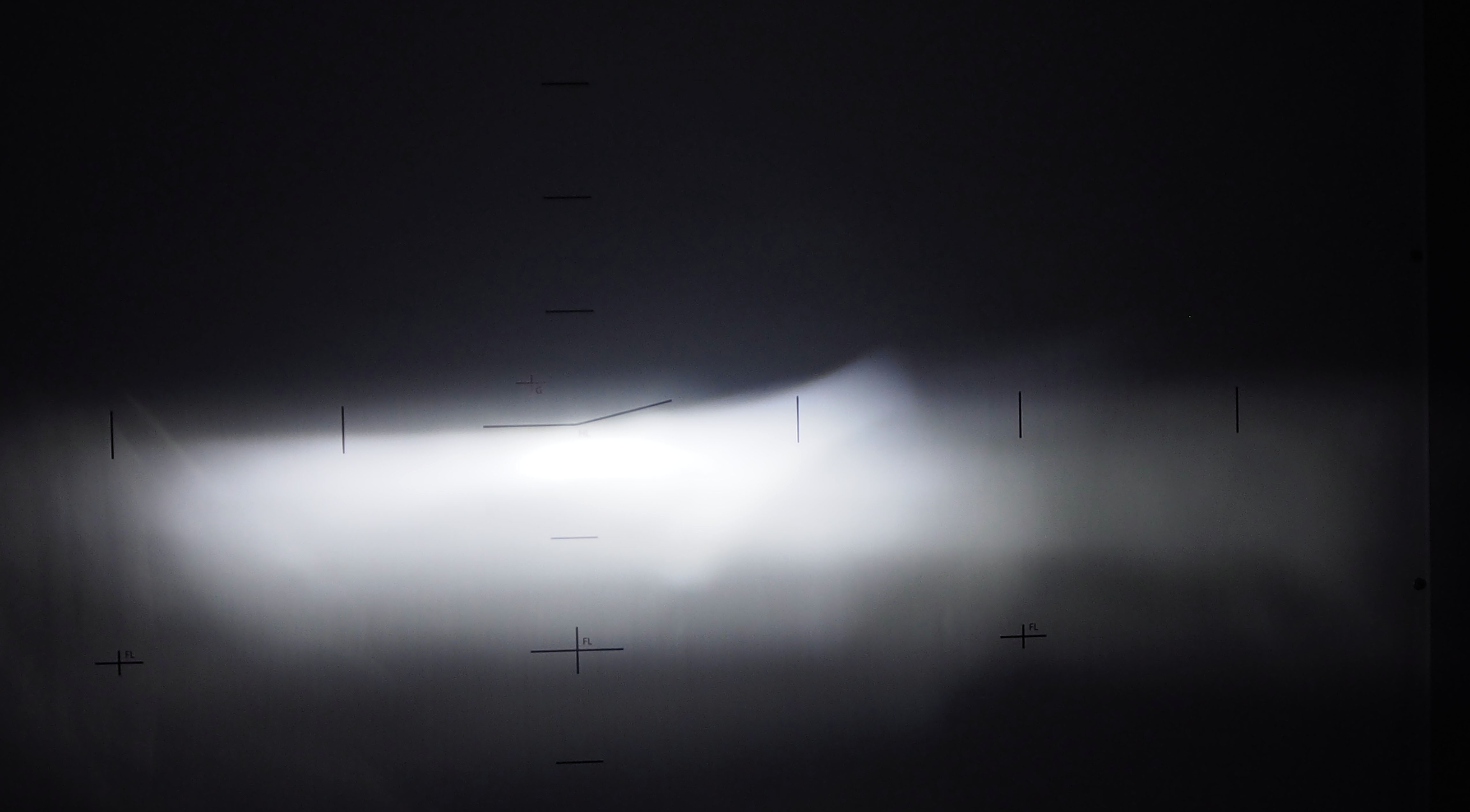 Nineo Gen II low beam in the BulbFacts reflector reference housing