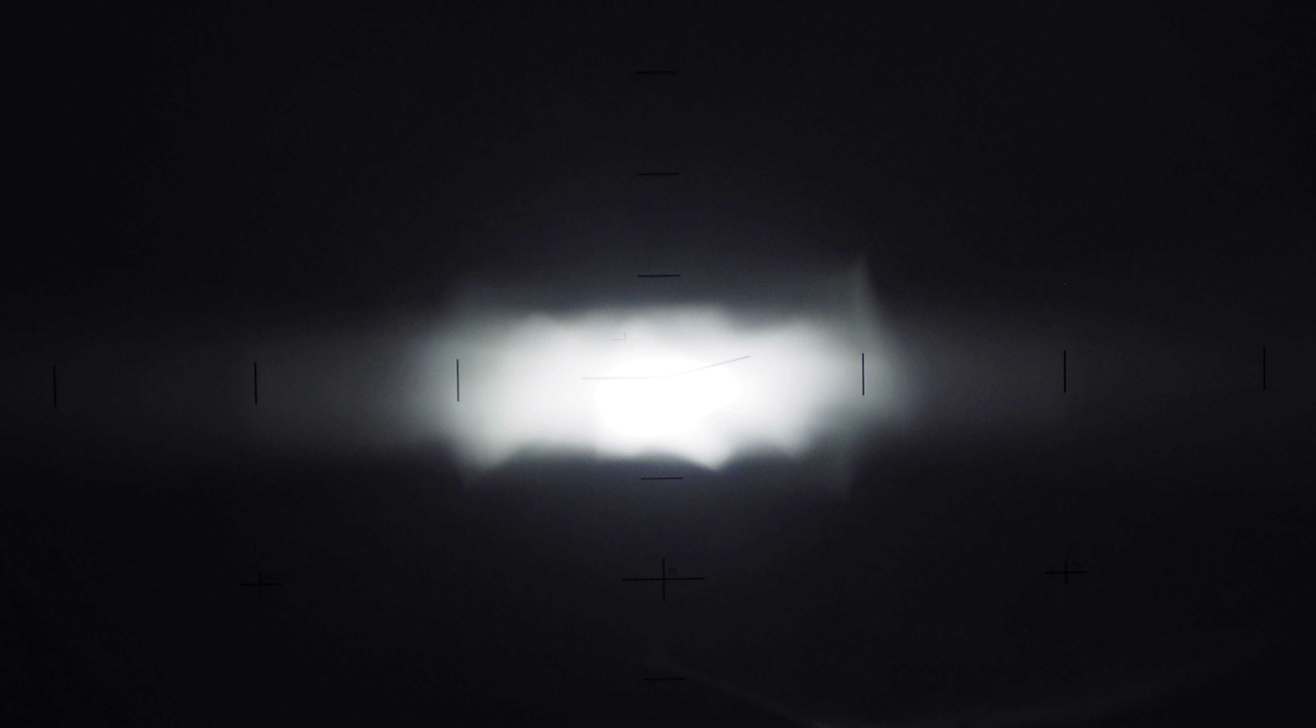 Philips Ultinon Pro9000 high beam in the BulbFacts reflector reference housing