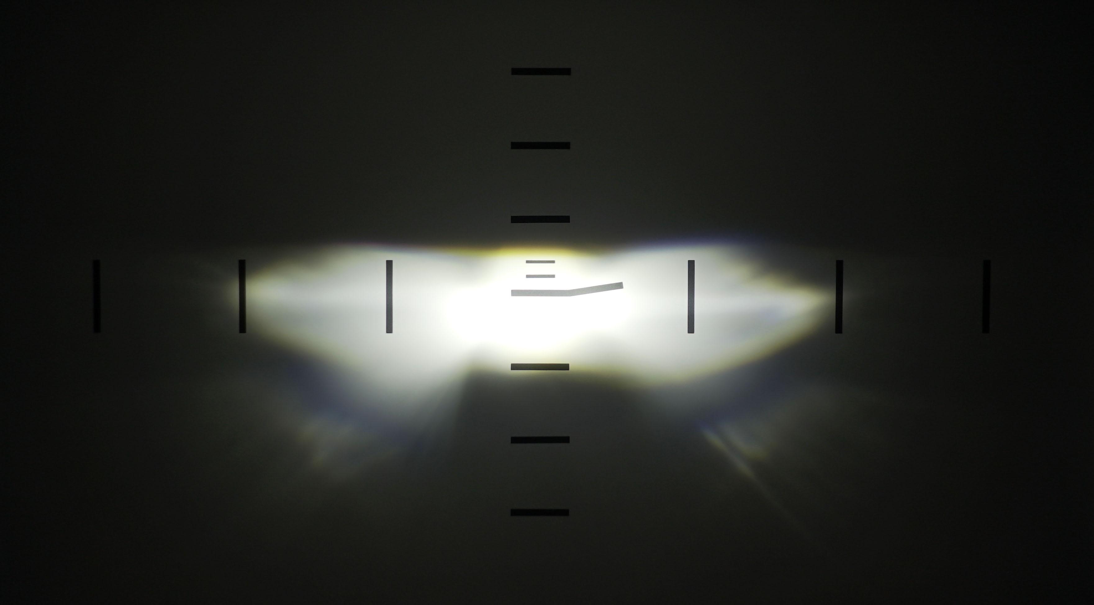 Philips Ultinon Pro5000 high beam in the BulbFacts projector reference housing